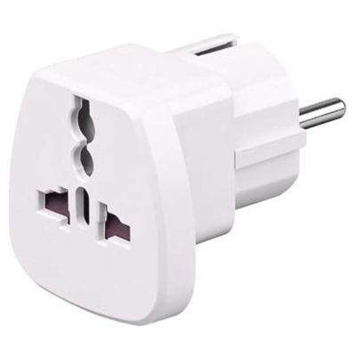 MicroConnect Power Reiseadapter Schuko - Universell, 1 Stykk, Sen-Petravel Hvit MicroConnect Power Reiseadapter Schuko - Universell, 1 Stykk, Sen-Petravel Hvit