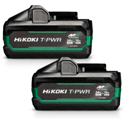 HiKOKI Bsl3640mvt T-Pwr Multi Volt Verktøybatterier 2-Pk HiKOKI Bsl3640mvt T-Pwr Multi Volt Verktøybatterier 2-Pk