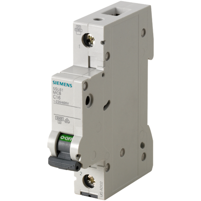 Siemens Modell 5SL61167 - Enpolig 16A Automatsikring Siemens Modell 5SL61167 - Enpolig 16A Automatsikring