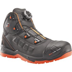 Bulldog 2652 Garsport Ghost Boa Snøresystem Src Mid Safety Shoes, S3, Svart, 1 Par  45