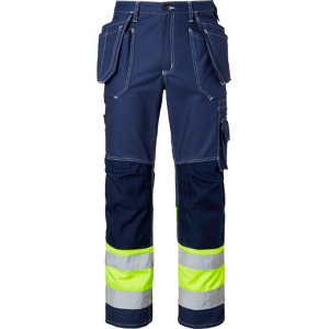 Top Swede 2515 - Klasse 1 - Arbeidsbukse Marine/Fluorescerende Gul D120 Top Swede 2515 - Klasse 1 - Arbeidsbukse Marine/Fluorescerende Gul D120