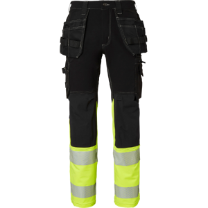 Top Swede 312 - Klasse 1 - Arbeidsbukse Svart/Fluorescerende Gul D104 Top Swede 312 - Klasse 1 - Arbeidsbukse Svart/Fluorescerende Gul D104