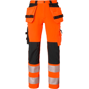 Top Swede 313 - Klasse 2 - Arbeidsbukse Fluorescerende oransje/svart C46 Top Swede 313 - Klasse 2 - Arbeidsbukse Fluorescerende oransje/svart C46