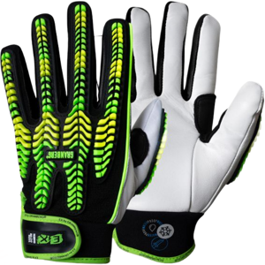 Granberg Ex 3270w - Kutthansker Svart/grønn/hvit/gul 10 Granberg Ex 3270w - Kutthansker Svart/grønn/hvit/gul 10