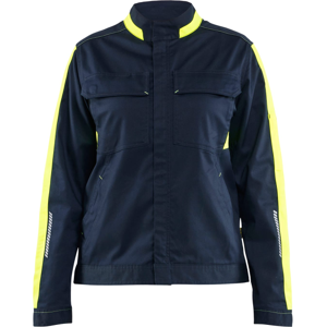 Blåkläder 44431832 2-Veis Stretch Jakke Mørk marineblå/hivisgul S Blåkläder 44431832 2-Veis Stretch Jakke Mørk marineblå/hivisgul S
