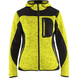 Blåkläder 49312117 Softshell Jakke Hivis Gul/Sort L Blåkläder 49312117 Softshell Jakke Hivis Gul/Sort L