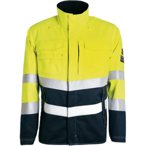 Tranemo Workwear Tranemo Cantex Arc 25+ 517388 - Flammehemmende - Jakke Gul/marineblå XS Tranemo Workwear Tranemo Cantex Arc 25+ 517388 - Flammehemmende - Jakke Gul/marineblå XS