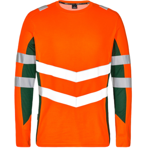 Engel Safety - Klasse 2 - T-Skjorte Hivis Oransje/Grønn 3XL Engel Safety - Klasse 2 - T-Skjorte Hivis Oransje/Grønn 3XL