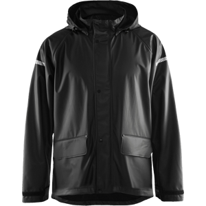 Blåkläder Regnjakke – Lett, Vanntett Beskyttelse ( 811506057, Svart, 1 Stykk, Størrelse-L ) Svart L Blåkläder Regnjakke – Lett, Vanntett Beskyttelse ( 811506057, Svart, 1 Stykk, Størrelse-L ) Svart L