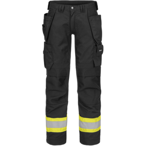 Tranemo Workwear Tranemo Comfort Stretch 195240 - Hi-Vis - Arbeidsbukse Svart/gul C48 Tranemo Workwear Tranemo Comfort Stretch 195240 - Hi-Vis - Arbeidsbukse Svart/gul C48