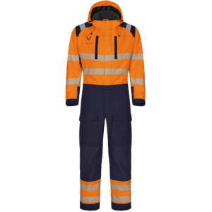 Tranemo Workwear Tranemo Vision Hv 431546 - Hi-Vis - Kjeledress Oransje / Marineblå 2XL Tranemo Workwear Tranemo Vision Hv 431546 - Hi-Vis - Kjeledress Oransje / Marineblå 2XL