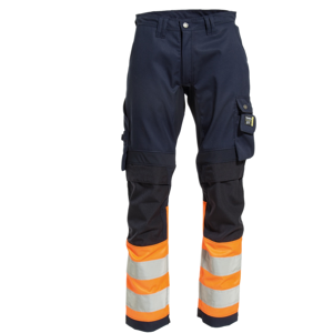 Tranemo Workwear Tranemo Vision Hv 432144 - Hi-Vis - Arbeidsbukse Oransje/marine C56 Tranemo Workwear Tranemo Vision Hv 432144 - Hi-Vis - Arbeidsbukse Oransje/marine C56