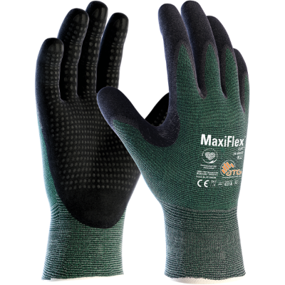ATG Maxiflex Cut Dt - Kutthansker, 3b, 12 Par Mørk grønn 8 ATG Maxiflex Cut Dt - Kutthansker, 3b, 12 Par Mørk grønn 8