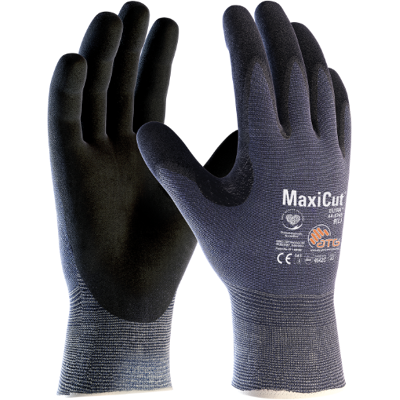 ATG Maxicut Ultra Ht - Kutthansker, 4c, 12 Par Blå 10 ATG Maxicut Ultra Ht - Kutthansker, 4c, 12 Par Blå 10
