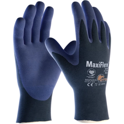 ATG Maxiflex Elite - Monteringshansker, 12 Par Marine 6 ATG Maxiflex Elite - Monteringshansker, 12 Par Marine 6