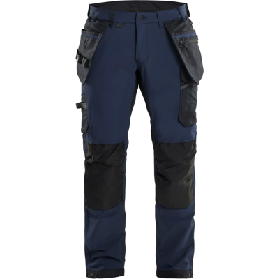 Blåkläder 15221645 4-Veis Stretch Arbeidsbukse Mørk marine/svart 56 Blåkläder 15221645 4-Veis Stretch Arbeidsbukse Mørk marine/svart 56