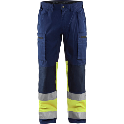 Blåkläder 15511811 Klasse 1 Industribukse Marineblå/Hivis Gul C54 Blåkläder 15511811 Klasse 1 Industribukse Marineblå/Hivis Gul C54
