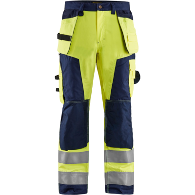 Blåkläder 15681811 Hi-Viz Håndverksbukse Hivis Gul/Marineblå D120 Blåkläder 15681811 Hi-Viz Håndverksbukse Hivis Gul/Marineblå D120