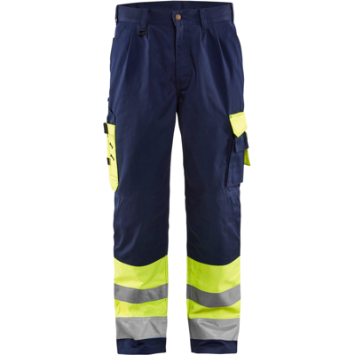 Blåkläder 15841860 Klasse 1 Industribukse Hivis Gul/Marineblå D120 Blåkläder 15841860 Klasse 1 Industribukse Hivis Gul/Marineblå D120
