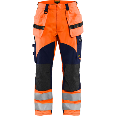 Blåkläder 15891513 Multinorm Arbeidsbukse Hivis Oransje/Marineblå 44 Blåkläder 15891513 Multinorm Arbeidsbukse Hivis Oransje/Marineblå 44