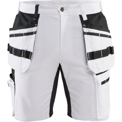 Blåkläder 19111000 Stretch Arbeidsshorts Hvit svart D100 Blåkläder 19111000 Stretch Arbeidsshorts Hvit svart D100