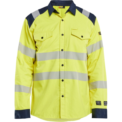 Blåkläder 32391517 Multinorm Skjorte Hivis Gul/Marineblå XXL Blåkläder 32391517 Multinorm Skjorte Hivis Gul/Marineblå XXL