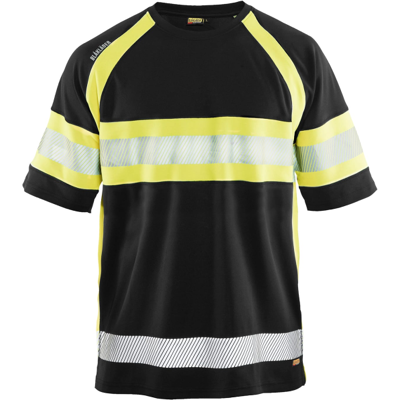 Blåkläder 33371051 Klasse 1 T-Skjorte Svart/Hivis Gul M Blåkläder 33371051 Klasse 1 T-Skjorte Svart/Hivis Gul M