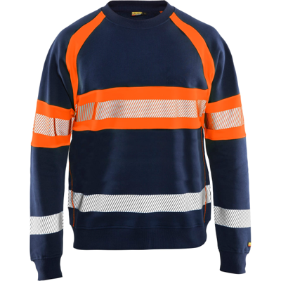 Blåkläder 33591158 Klasse 1 Sweatshirt Marineblå/Hivisoransje XL Blåkläder 33591158 Klasse 1 Sweatshirt Marineblå/Hivisoransje XL