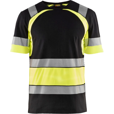Blåkläder 34211030 Klasse 1 T-Skjorte Svart/Hivis Gul M Blåkläder 34211030 Klasse 1 T-Skjorte Svart/Hivis Gul M