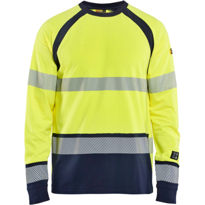 Blåkläder 34361737 Multinorm T-Skjorte Hivis Gul/Marineblå XL Blåkläder 34361737 Multinorm T-Skjorte Hivis Gul/Marineblå XL