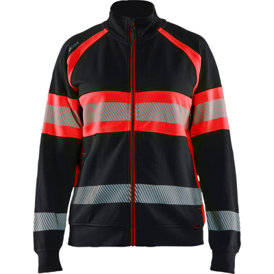 Blåkläder 35051158 Klasse 1 Genser Svart/Hivis Rød XXL Blåkläder 35051158 Klasse 1 Genser Svart/Hivis Rød XXL
