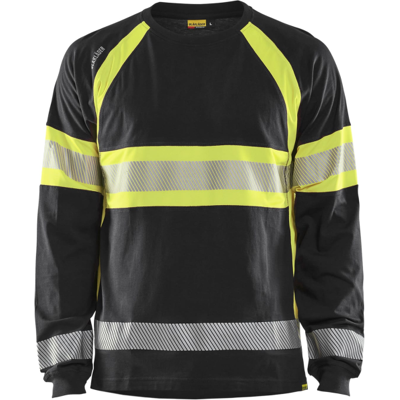 Blåkläder 35101030 Klasse 1 T-Skjorte Svart/Hivis Gul XXL Blåkläder 35101030 Klasse 1 T-Skjorte Svart/Hivis Gul XXL