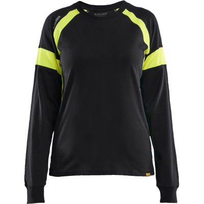Blåkläder 35211030 Hi-Vis T-Skjorte Svart/Hivis Gul XS Blåkläder 35211030 Hi-Vis T-Skjorte Svart/Hivis Gul XS