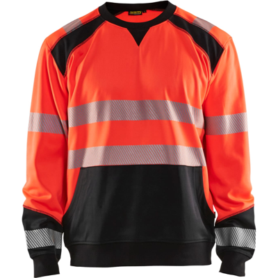 Blåkläder 35412528 Klasse 2 Genser Hivis Rød/Sort M Blåkläder 35412528 Klasse 2 Genser Hivis Rød/Sort M