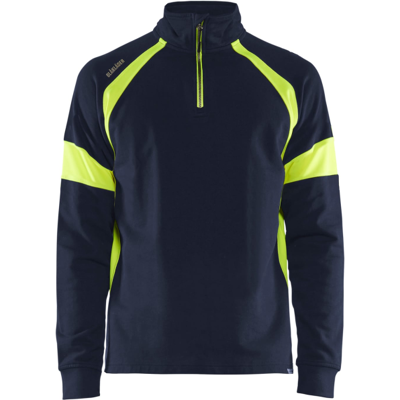 Blåkläder 35501158 Hi-Vis Sweatshirt Marineblå/Hivis Gul XXL Blåkläder 35501158 Hi-Vis Sweatshirt Marineblå/Hivis Gul XXL