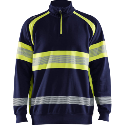 Blåkläder 35531158 Klasse 1 Genser Marineblå/Hivis Gul XXL Blåkläder 35531158 Klasse 1 Genser Marineblå/Hivis Gul XXL