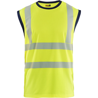 Blåkläder 35751013 Klasse 2 Singlet Hivis Gul/Marineblå S/M Blåkläder 35751013 Klasse 2 Singlet Hivis Gul/Marineblå S/M