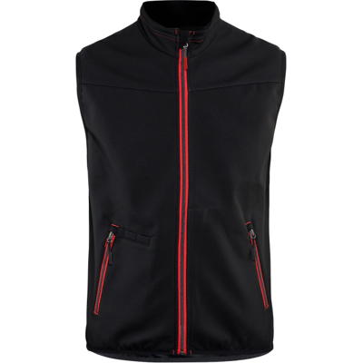 Blåkläder 38502516 Softshellvest Svart/Rød XL Blåkläder 38502516 Softshellvest Svart/Rød XL