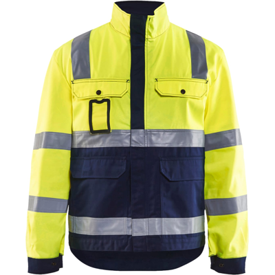 Blåkläder 40231804 Hi-Viz Jakke Hivis Gul/Marineblå XL Blåkläder 40231804 Hi-Viz Jakke Hivis Gul/Marineblå XL