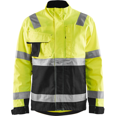 Blåkläder 40641811 Hi-Viz Jakke Hivis Gul/Sort XXL Blåkläder 40641811 Hi-Viz Jakke Hivis Gul/Sort XXL
