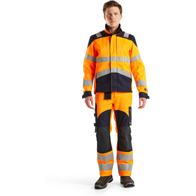 Blåkläder 40891513 Multinorm Jakke Hivis Oransje/Marineblå XXL Blåkläder 40891513 Multinorm Jakke Hivis Oransje/Marineblå XXL