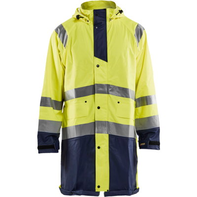 Blåkläder 43242000 Klasse 3 Regnjakke Hivis Gul/Marineblå XL Blåkläder 43242000 Klasse 3 Regnjakke Hivis Gul/Marineblå XL
