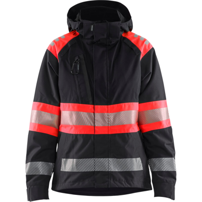 Blåkläder 44301977 Klasse 1 Jakke Svart/Hivis Rød XL Blåkläder 44301977 Klasse 1 Jakke Svart/Hivis Rød XL