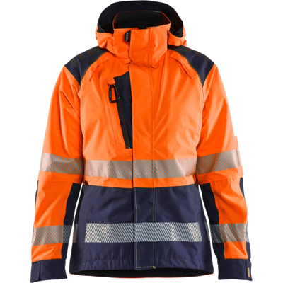 Blåkläder 44361987 Klasse 2 Jakke Hivis Oransje/Marineblå S Blåkläder 44361987 Klasse 2 Jakke Hivis Oransje/Marineblå S