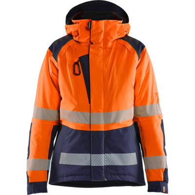 Blåkläder 44561987 Klasse 2 Vinterjakke Hivis Oransje/Marineblå XXL Blåkläder 44561987 Klasse 2 Vinterjakke Hivis Oransje/Marineblå XXL