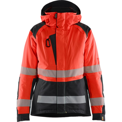 Blåkläder 44561987 Klasse 2 Vinterjakke Hivis Rød/Sort S Blåkläder 44561987 Klasse 2 Vinterjakke Hivis Rød/Sort S