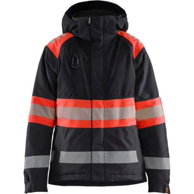Blåkläder 44701977 Klasse 1 Vinterjakke Svart/Hivis Rød S Blåkläder 44701977 Klasse 1 Vinterjakke Svart/Hivis Rød S