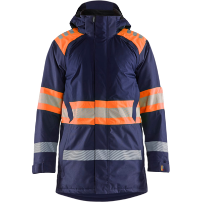 Blåkläder 44851977 Klasse 1 Parkas Marineblå/Hivisoransje XXL Blåkläder 44851977 Klasse 1 Parkas Marineblå/Hivisoransje XXL
