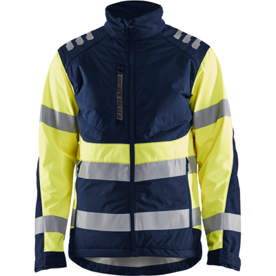 Blåkläder 44972513 Hi-Viz Softshelljakke Marineblå/Hivis Gul XL Blåkläder 44972513 Hi-Viz Softshelljakke Marineblå/Hivis Gul XL