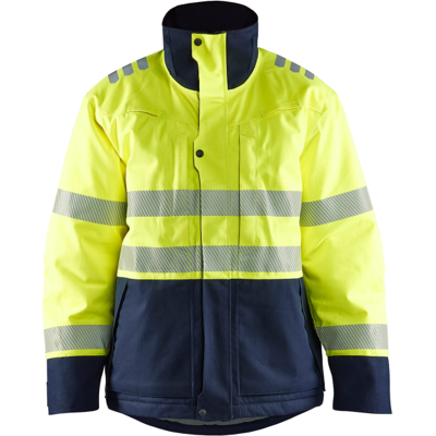 Blåkläder 45171534 Multinorm Vinterjakke Hivis Gul/Marineblå XS Blåkläder 45171534 Multinorm Vinterjakke Hivis Gul/Marineblå XS